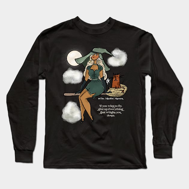 Let yourself fly Long Sleeve T-Shirt by The Mindful Maestra